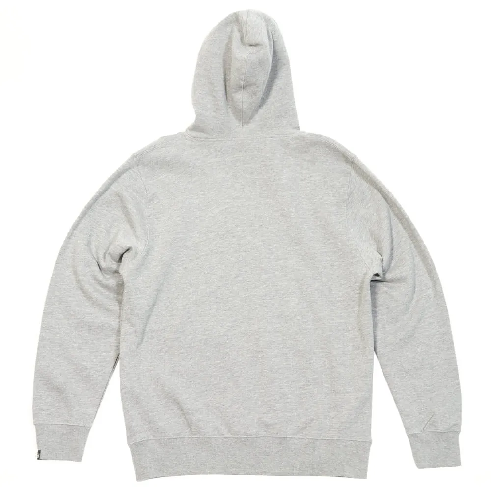 Stussy Stock Embroidery Hood FleeceGrey Heather