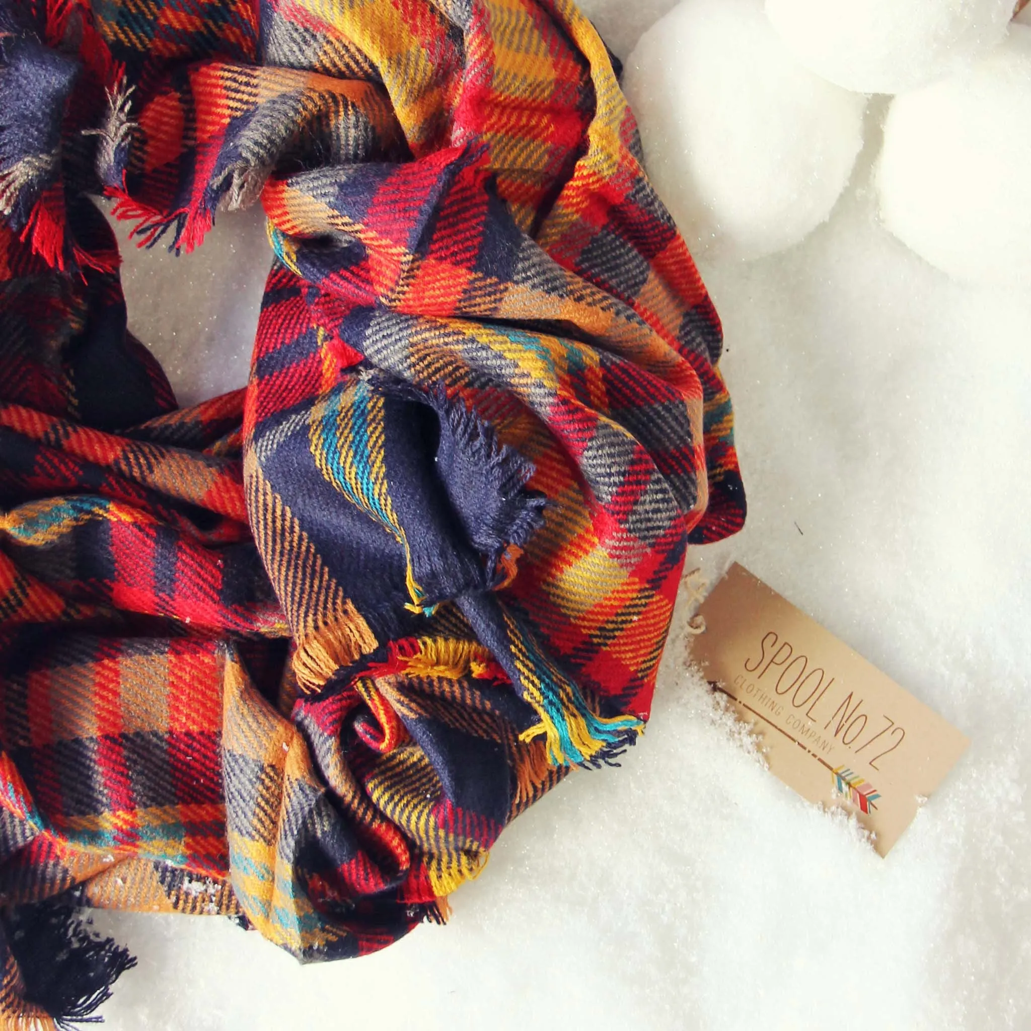 Sugared Birch Blanket Scarf