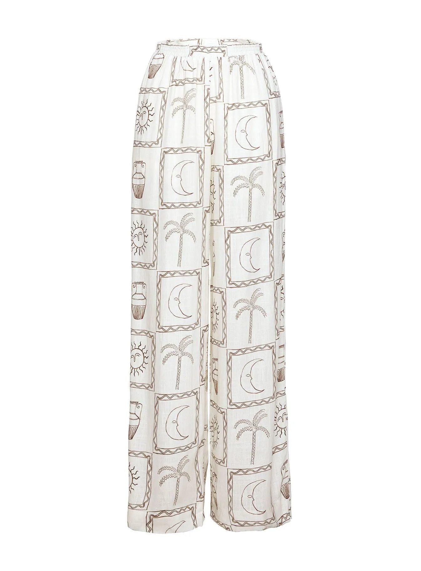 Sun Dream Pants Cream / Multi