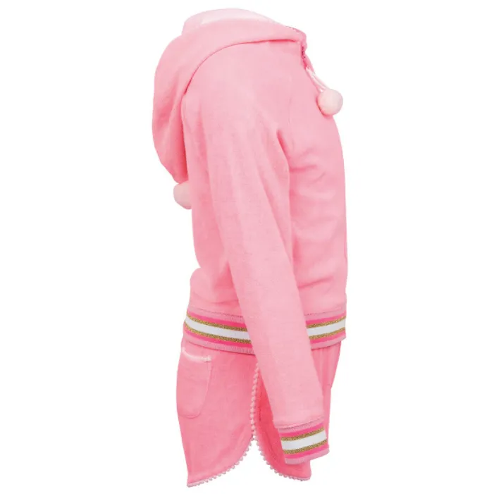 Sunuva Pink Towelling Shorts And Top Set: 11-12 Years (Brand New)