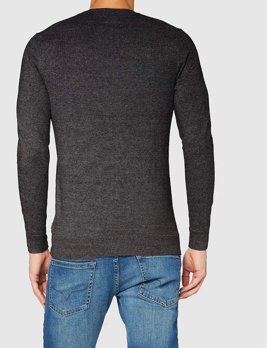 Superdry Crew Neck Cotton Jumper Gull Grey Marl