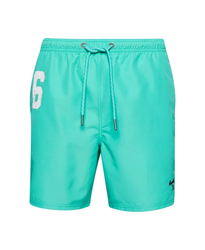 Superdry Print Swim Shorts Tropical Green