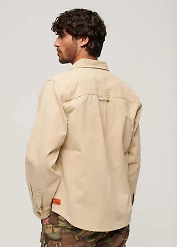 Superdry Surplus Canvas Overshirt | Grattan