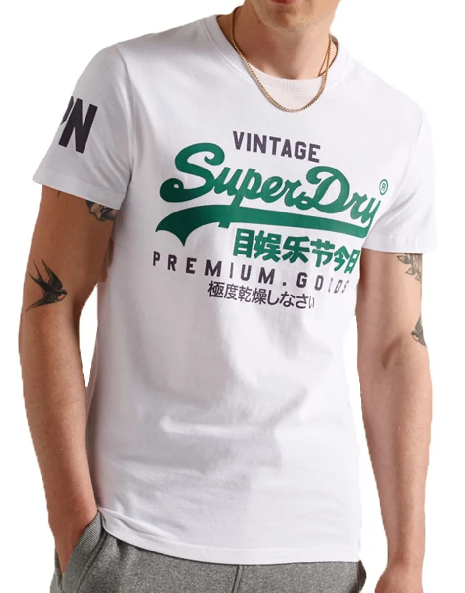 Superdry Vintage Logo T-Shirt Optic