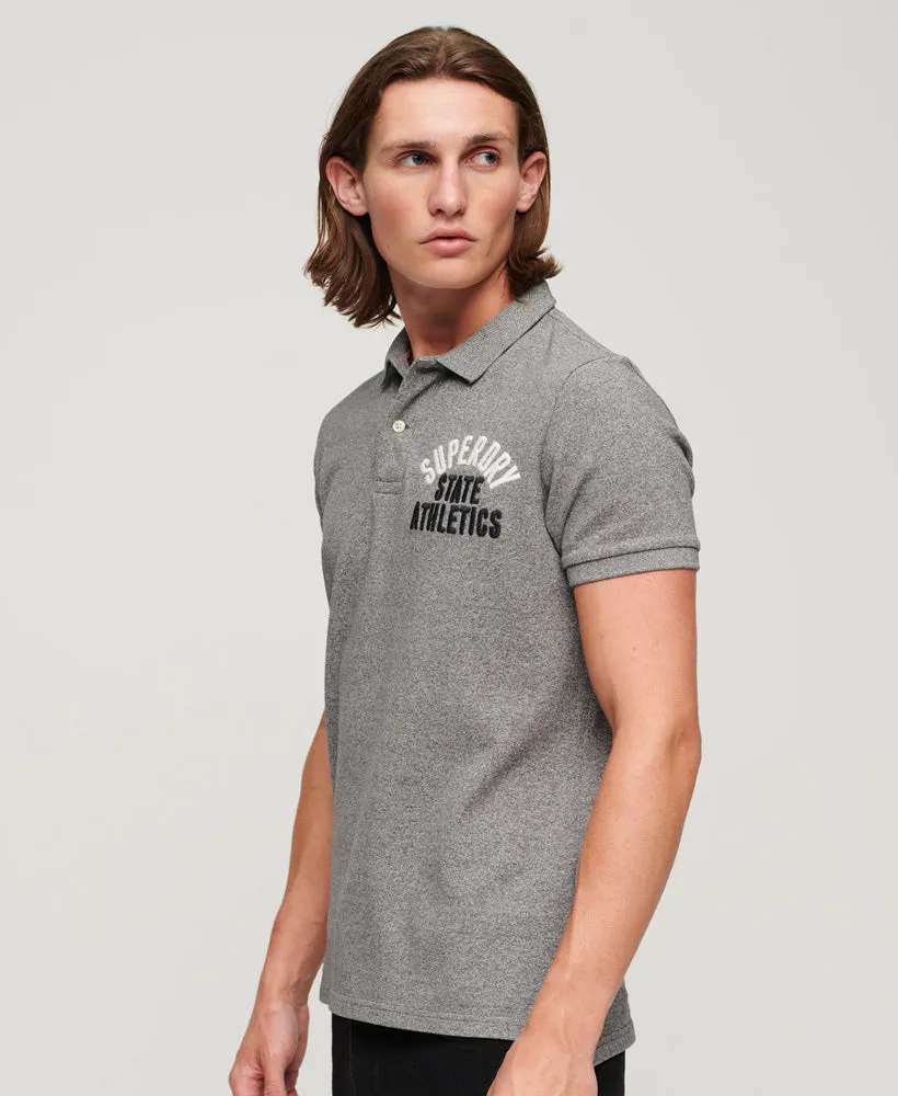 Superstate Polo Shirt | Dark Grey Fleck Marle