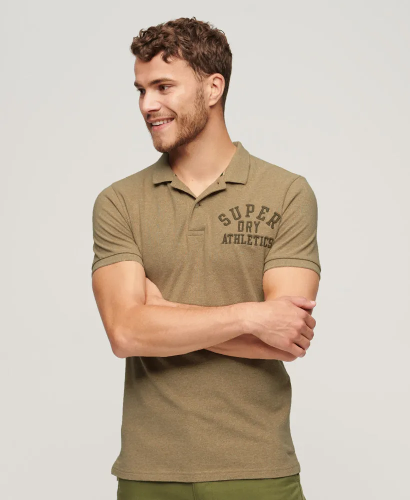 Superstate Polo Shirt | Tan Brown Fleck Marle