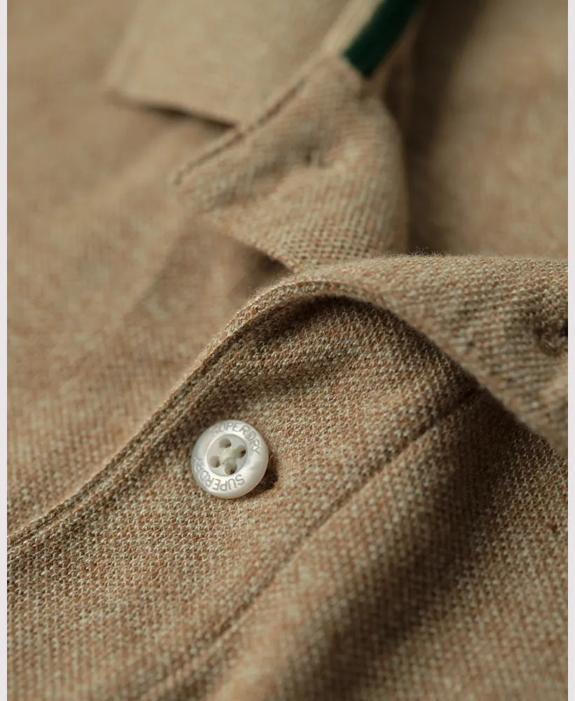 Superstate Polo Shirt | Tan Brown Fleck Marle