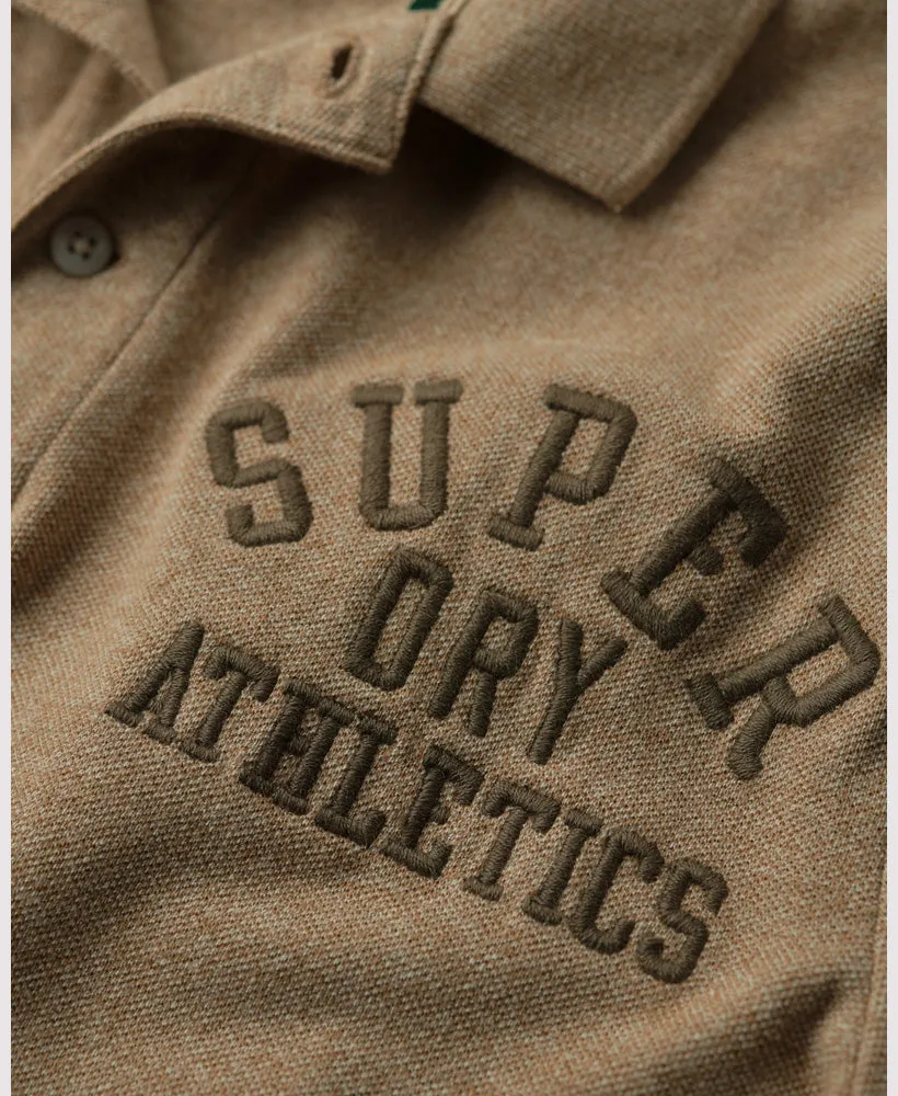 Superstate Polo Shirt | Tan Brown Fleck Marle