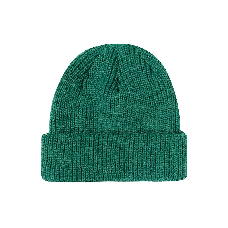 [T21F106029HGRN] Crisp Beanie Hunter Green