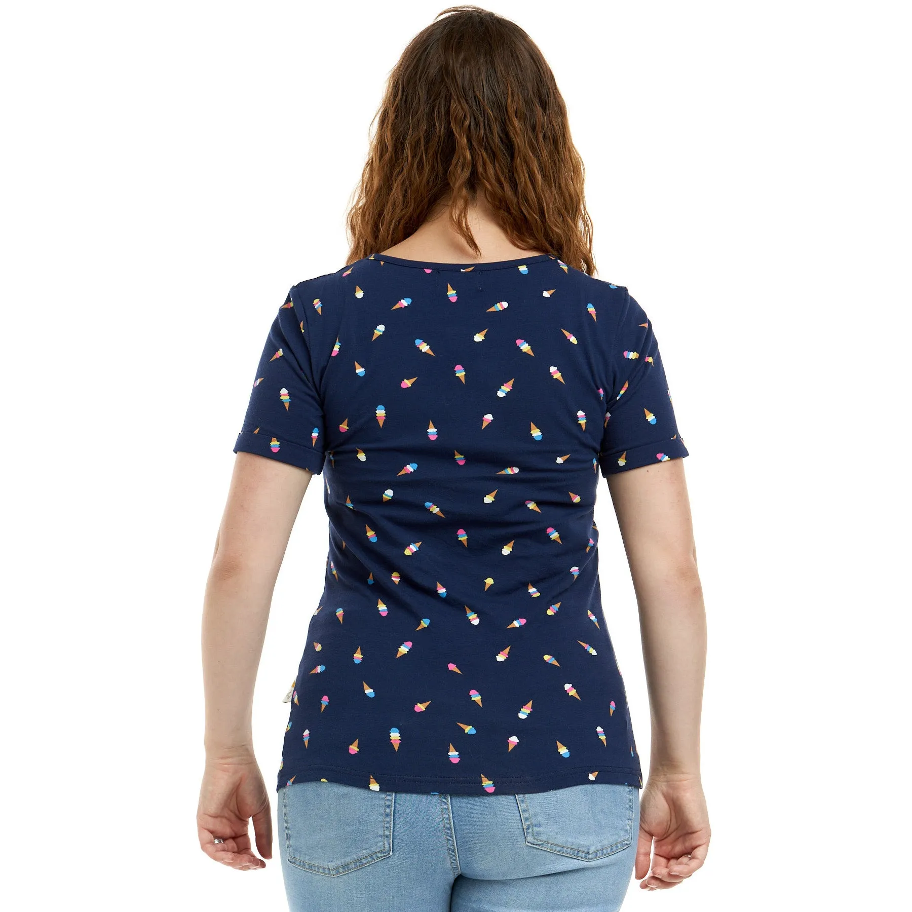 The Izzy Mumma Breastfeeding Tee - Ice Cream Print