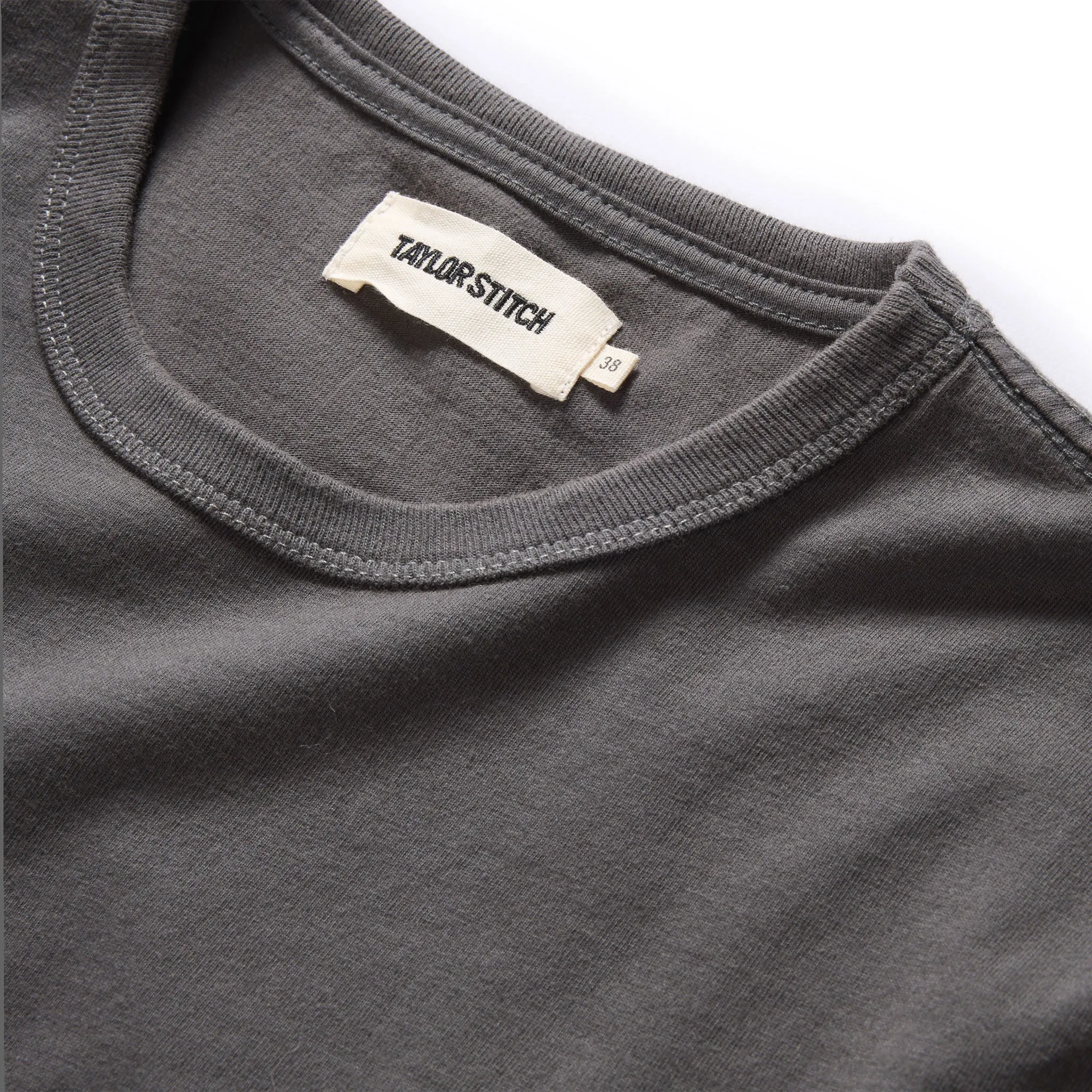 The Organic Cotton Tee in Faded Black