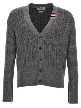 THOM BROWNE  |Thom Browne 'Cable stitch' cardigan