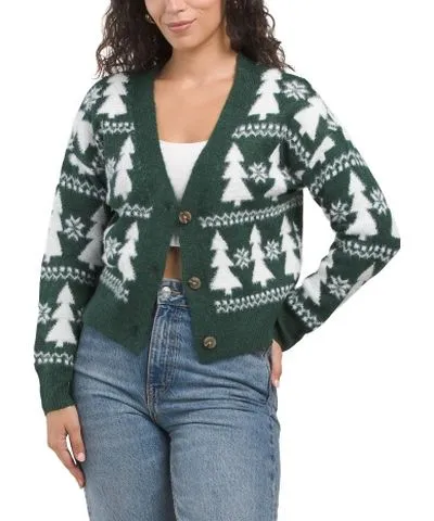 Tj Maxx Long Sleeve Christmas Tree Cardigan