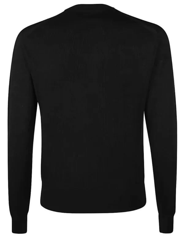 TOM FORD  |Crew Neck Silk Long Sleeves Plain Cotton Designers Sweaters