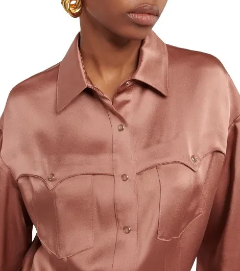 TOM FORD  |Long Sleeves Medium Elegant Style Shirts & Blouses