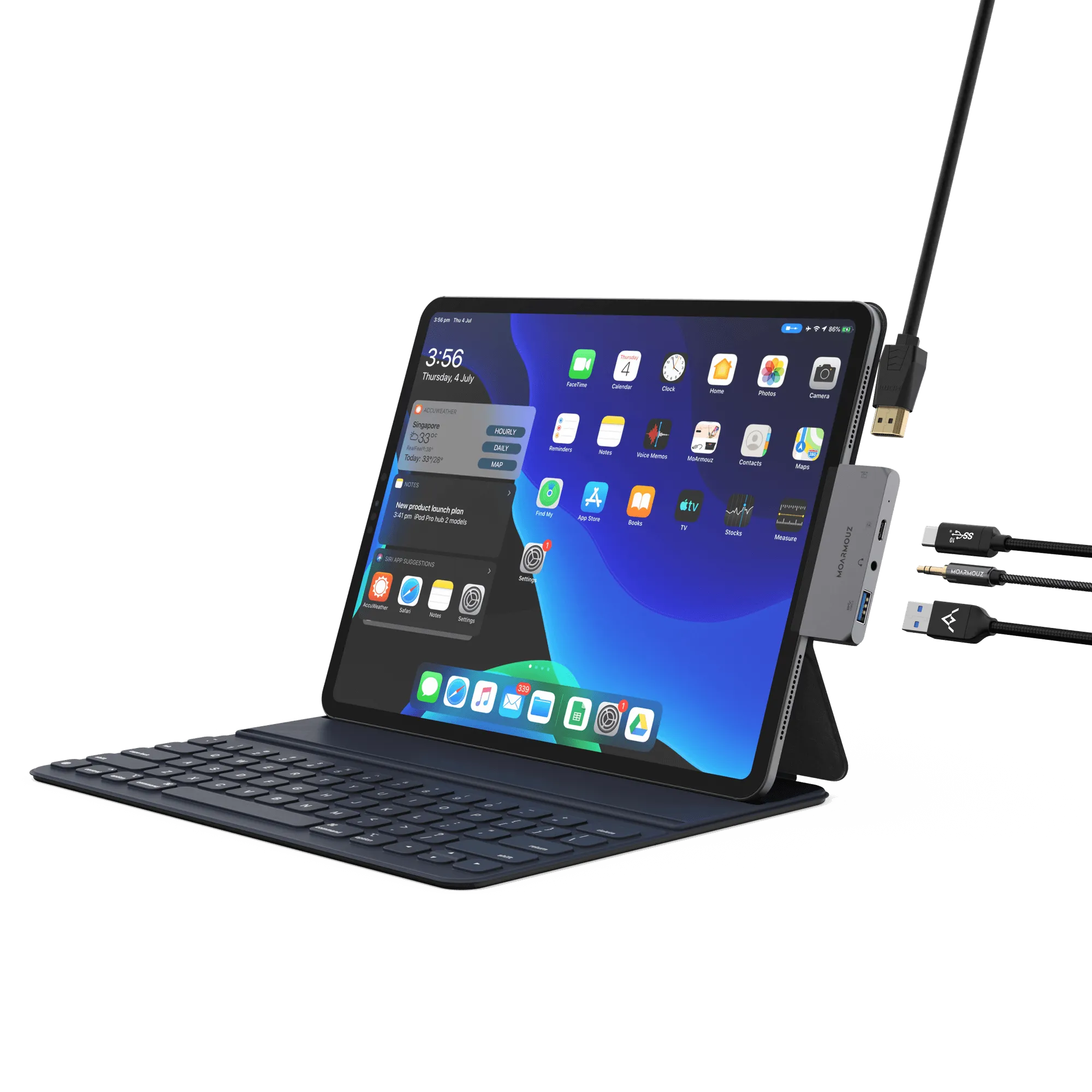 Type C (USB-C) 4 in 1 iPad Pro Hub