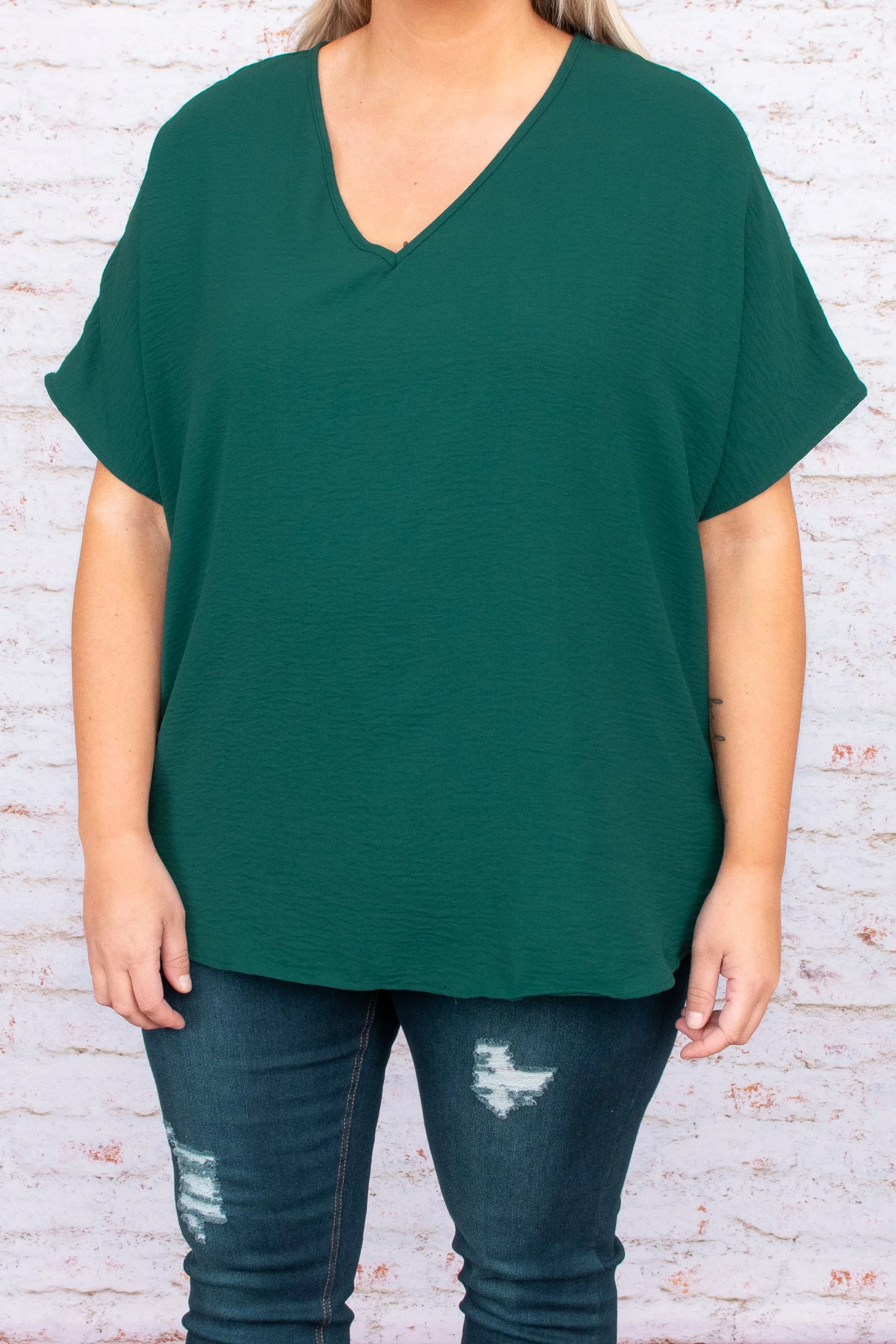 Undeniably Necessary Top, Hunter Green