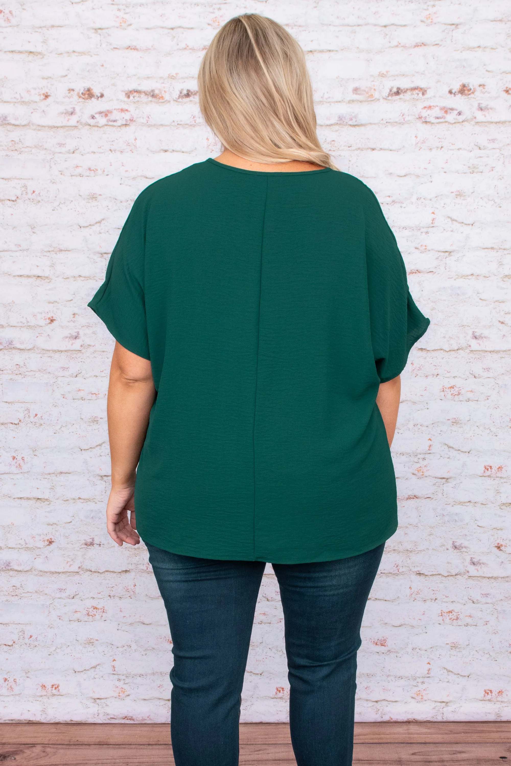 Undeniably Necessary Top, Hunter Green