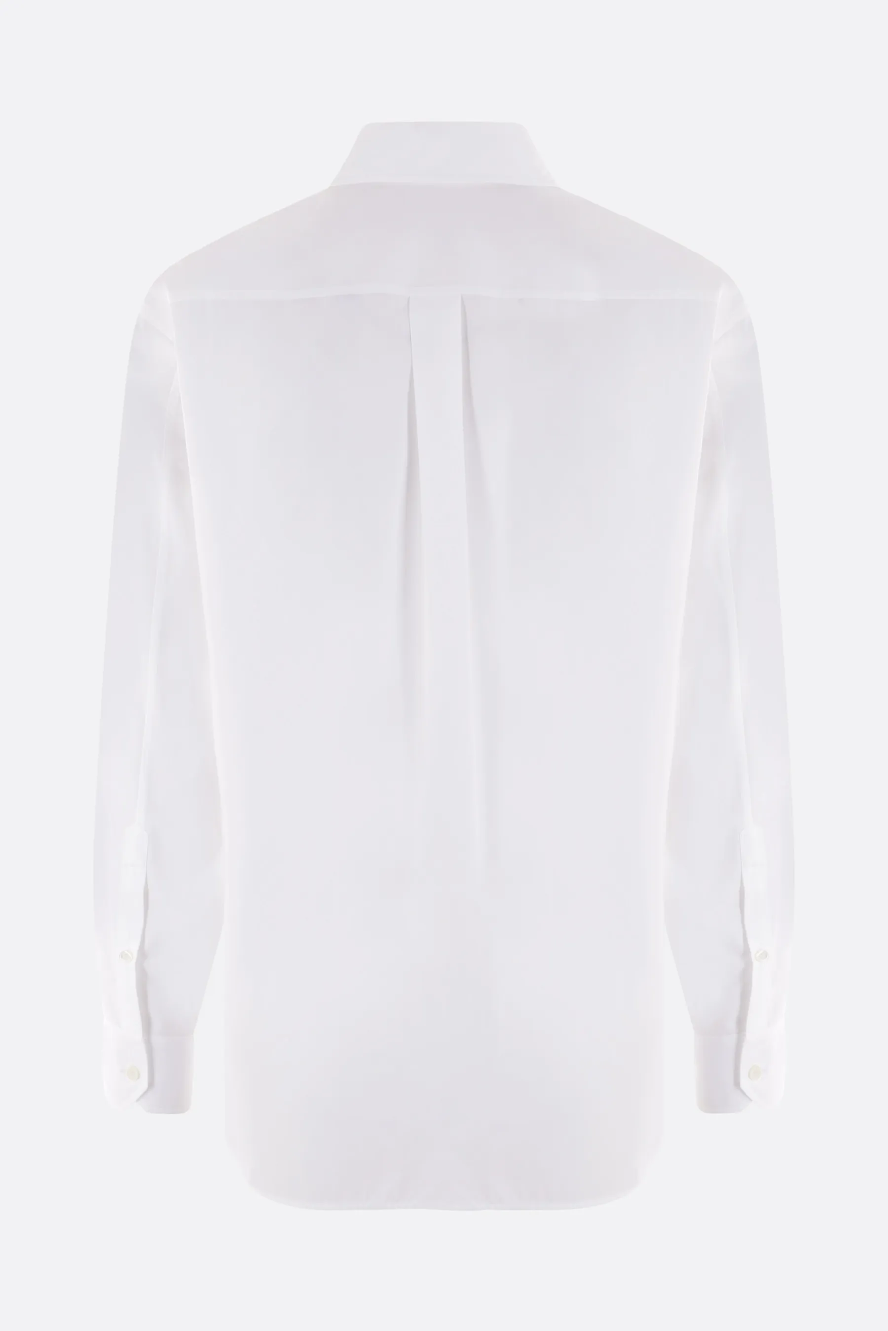 VALENTINO  |Long Sleeves Plain Logo Luxury Shirts