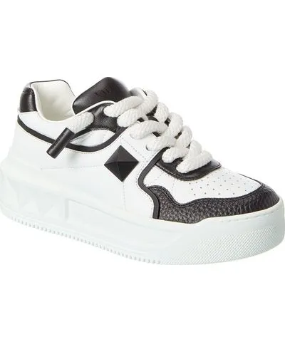 Valentino Roman Stud Leather Sneaker