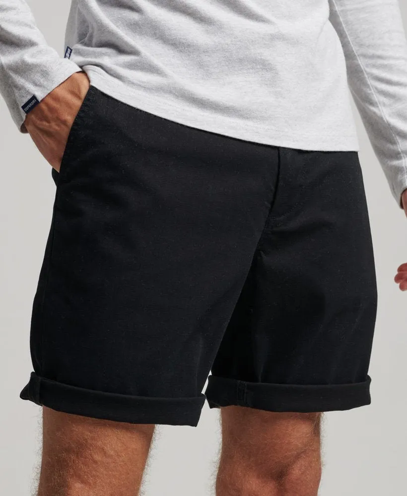 Vintage Officer Chino Shorts | Black