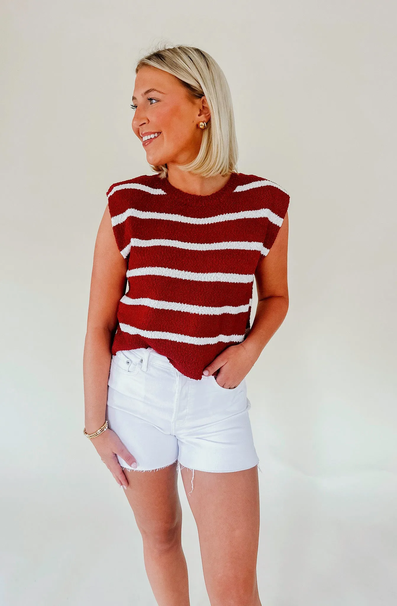 WEEKENDING STRIPED TANK