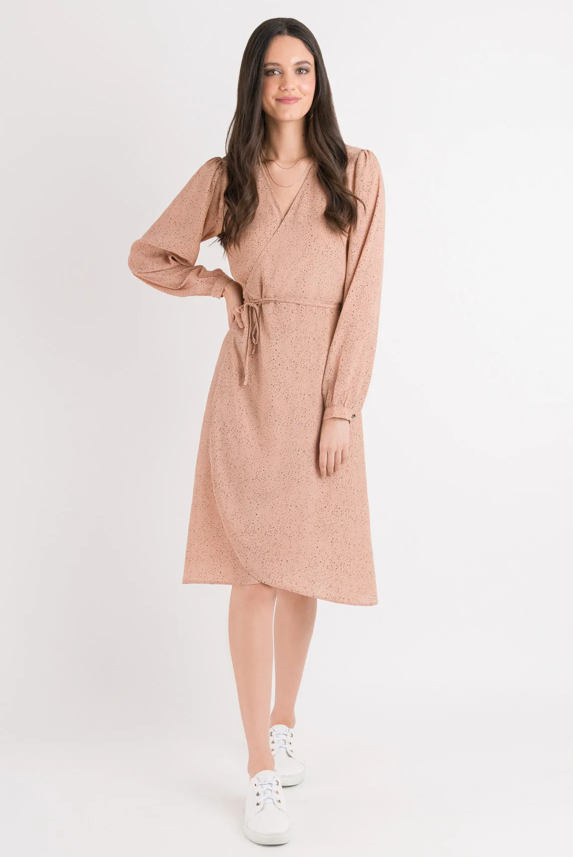 Wrap Dress - Blush