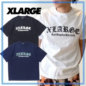 X-Large  |Crew Neck Pullovers Unisex Street Style Plain Cotton