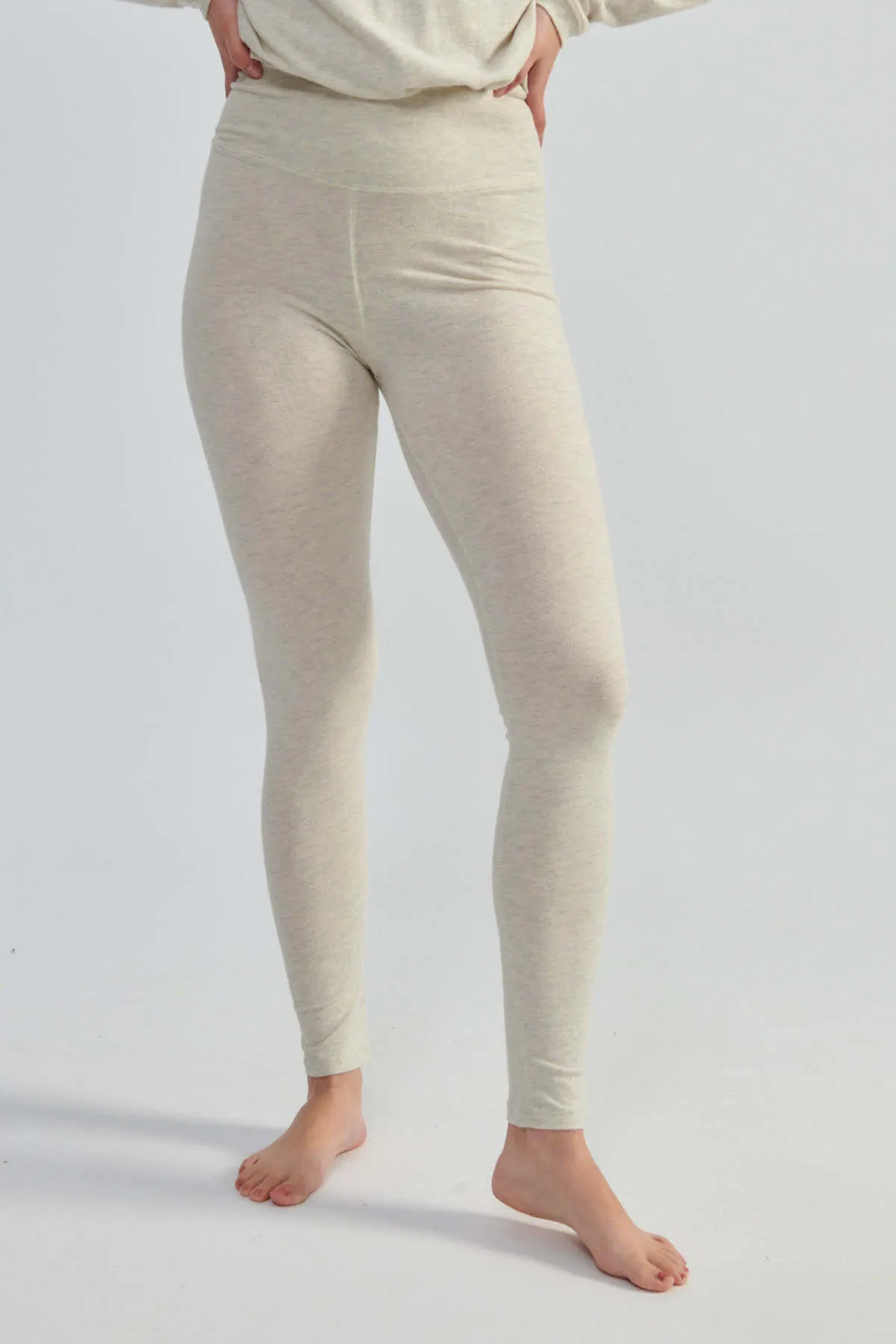 Ypawood Leggings - Heather Grey