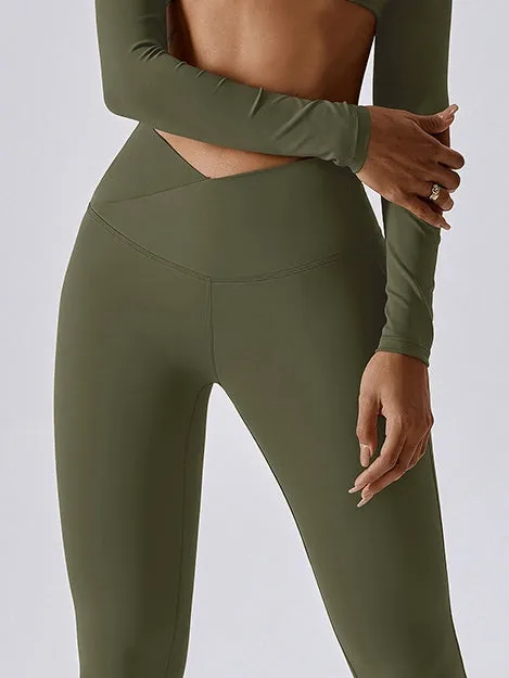 ZASUWA Female V-shape Waist Leggings